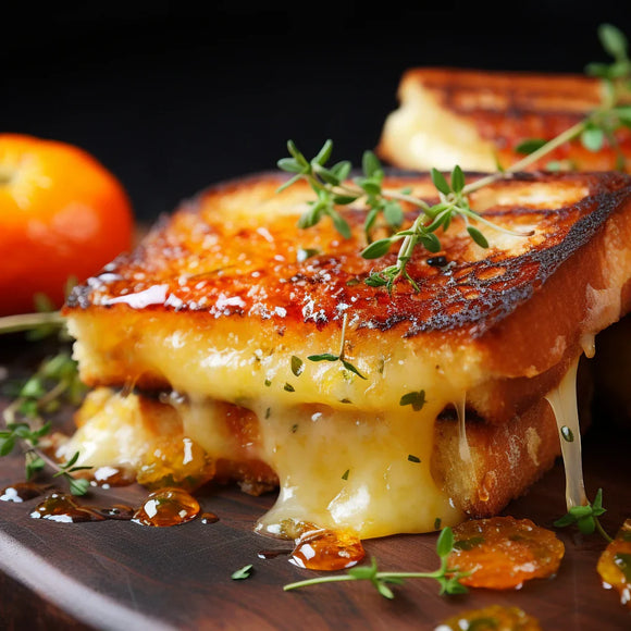 Next-Level Grilled Cheese with Scorched Bonnet Sweet Heat Spread