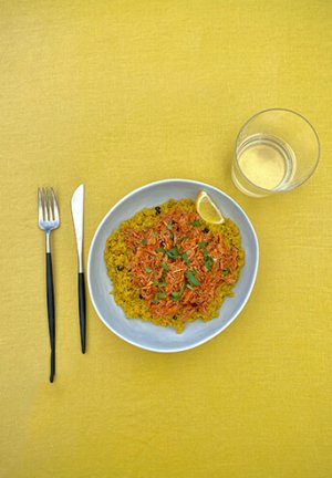 Dakar Curry Fonio Pilaf