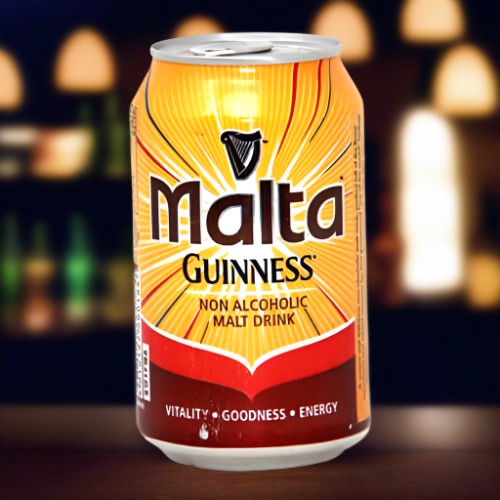 Can of malta guinness 