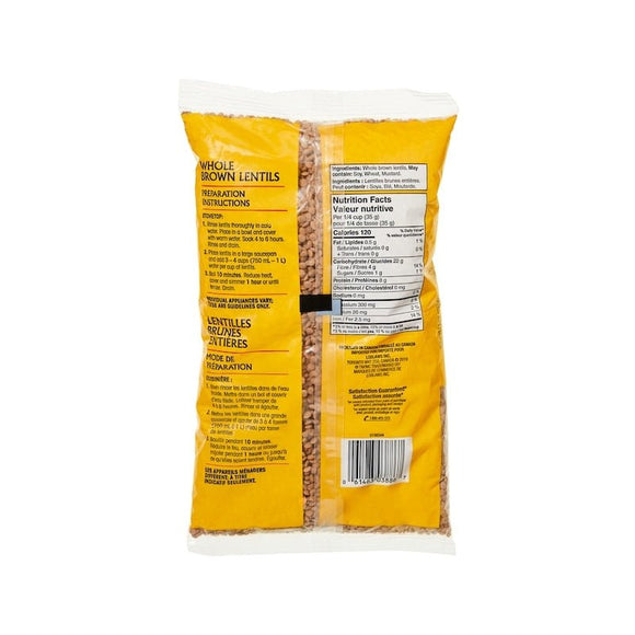 Whole Brown Lentils - Arinka